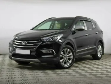 Santa Fe  III Рестайлинг 78000 км, Черный