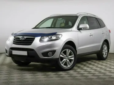 Santa Fe  II Рестайлинг 118000 км, Серебряный