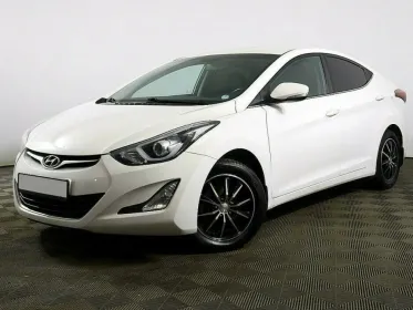 Elantra  V (MD) Рестайлинг 88000 км, Белый