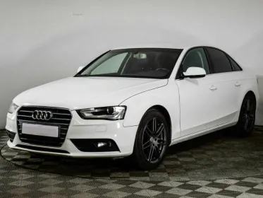 A4  IV (B8) Рестайлинг 81000 км, Белый